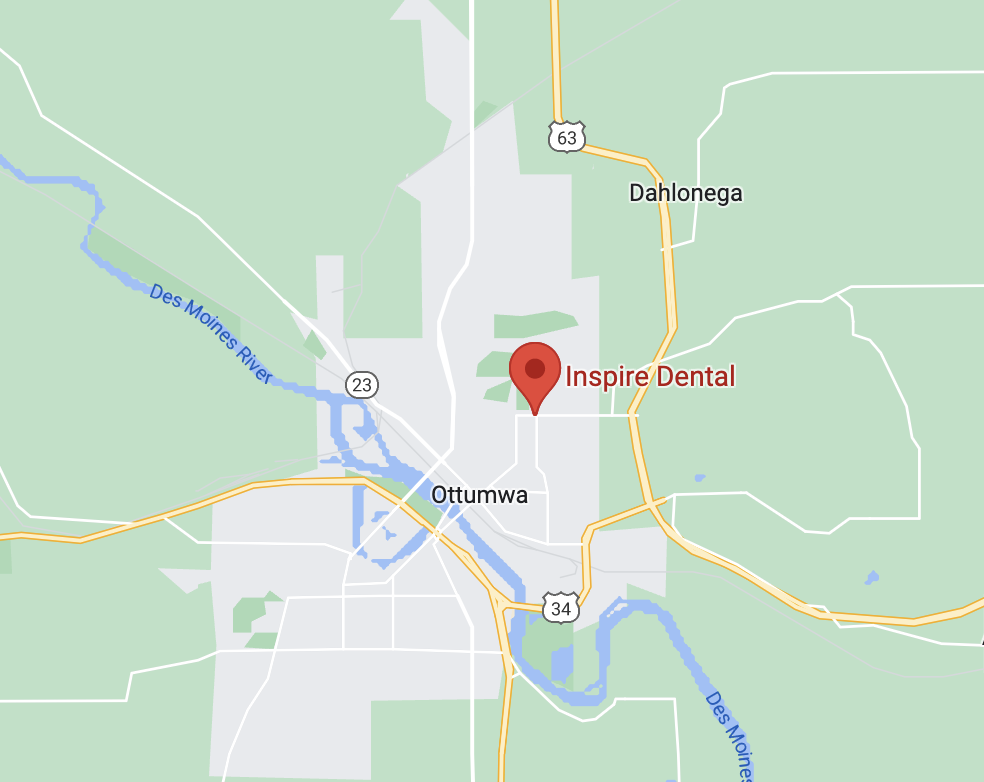 Inspire Dental Map
